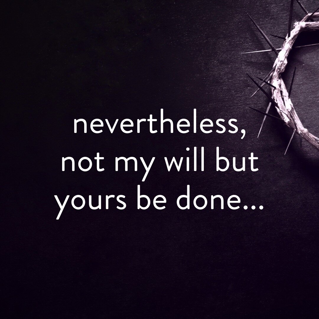 Jesus...an unlikely king, obedient and humble took our place and said to the Father, &quot;nevertheless, not my will but yours be done.&quot;

#goodfriday