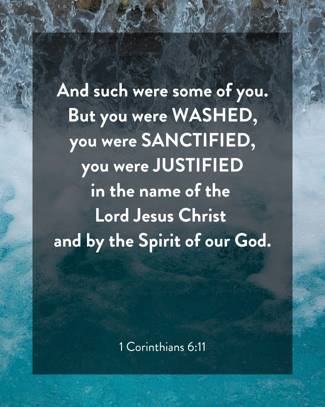 Despite our sinful regressions, God has chosen to wash us, make us holy, and make us righteous through what Jesus has done on our behalf. Church, be assured that if you believe in Jesus, the Spirit still has work to do in you and hasn&rsquo;t left yo