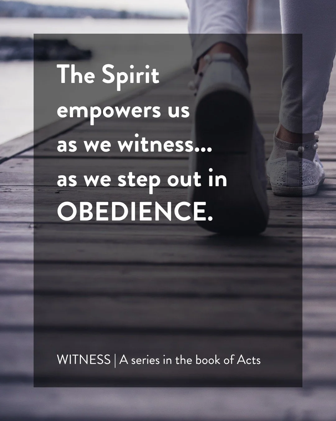 The call to witness is a command. This Sunday, Pastor Reece took us into Acts 1 and reminded us that we are all called to be witnesses to the life, death and resurrection of Jesus. Why? Because Jesus conquered death and this is the most important new