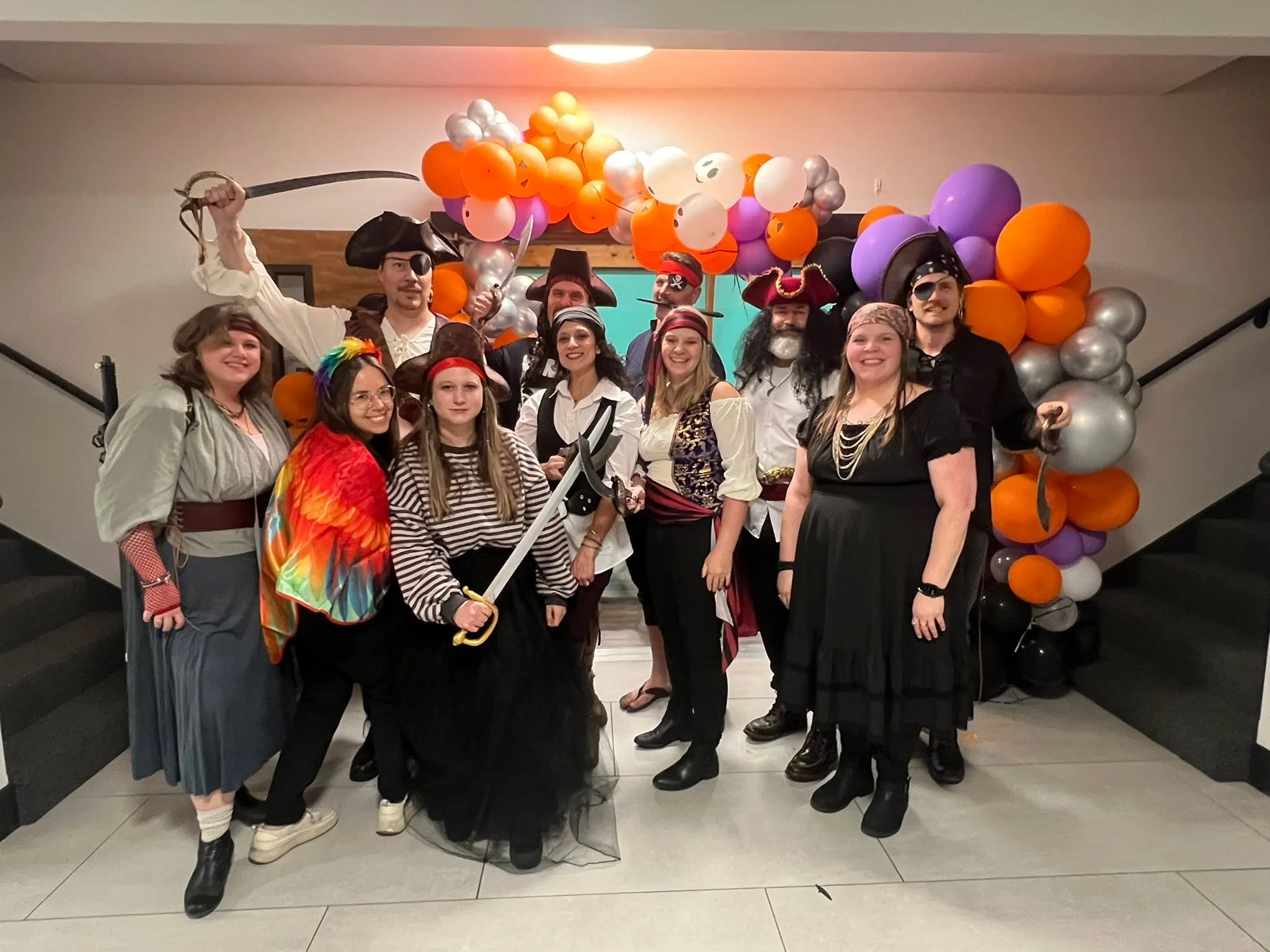 Oh, yeah. Our Student Ministry leaders had a bit of fun at the party last night too...and no one had to walk the plank.

#soundcitybiblechurch #soundcitystudents #impact