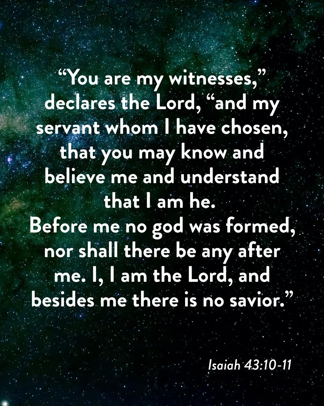 God has always worked through witnesses&mdash;ordinary people who testify to what they have seen and heard about him. He doesn't call us because we're eloquent, but simply because we've encountered the one true God. Praise God that he has chosen us t