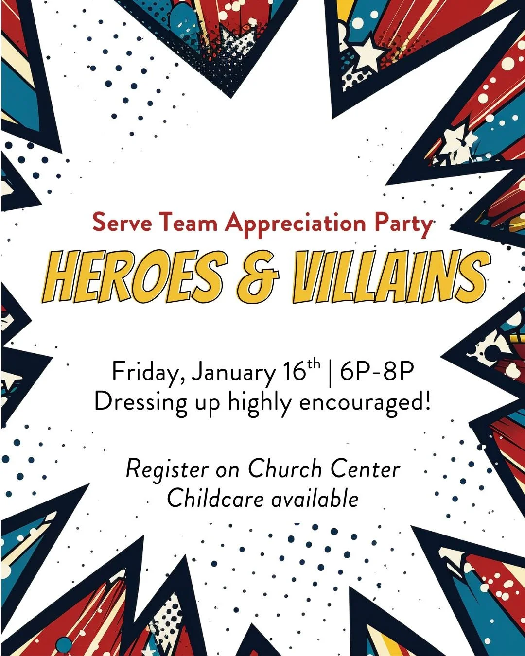 Today is the last day to register for the Serve Team Appreciation Party. This event is open to anyone who has served at Sound City Bible in the last year. It'll be a great night full of fellowship, laughter, food and fun that you won't want to miss. 