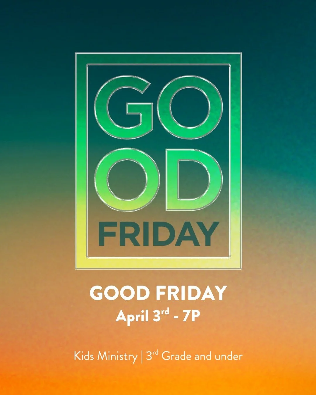 Join us this Friday at 7pm, as we remember the death of Jesus which took place so that we might have salvation in his name. 

#soundcitybiblechurch