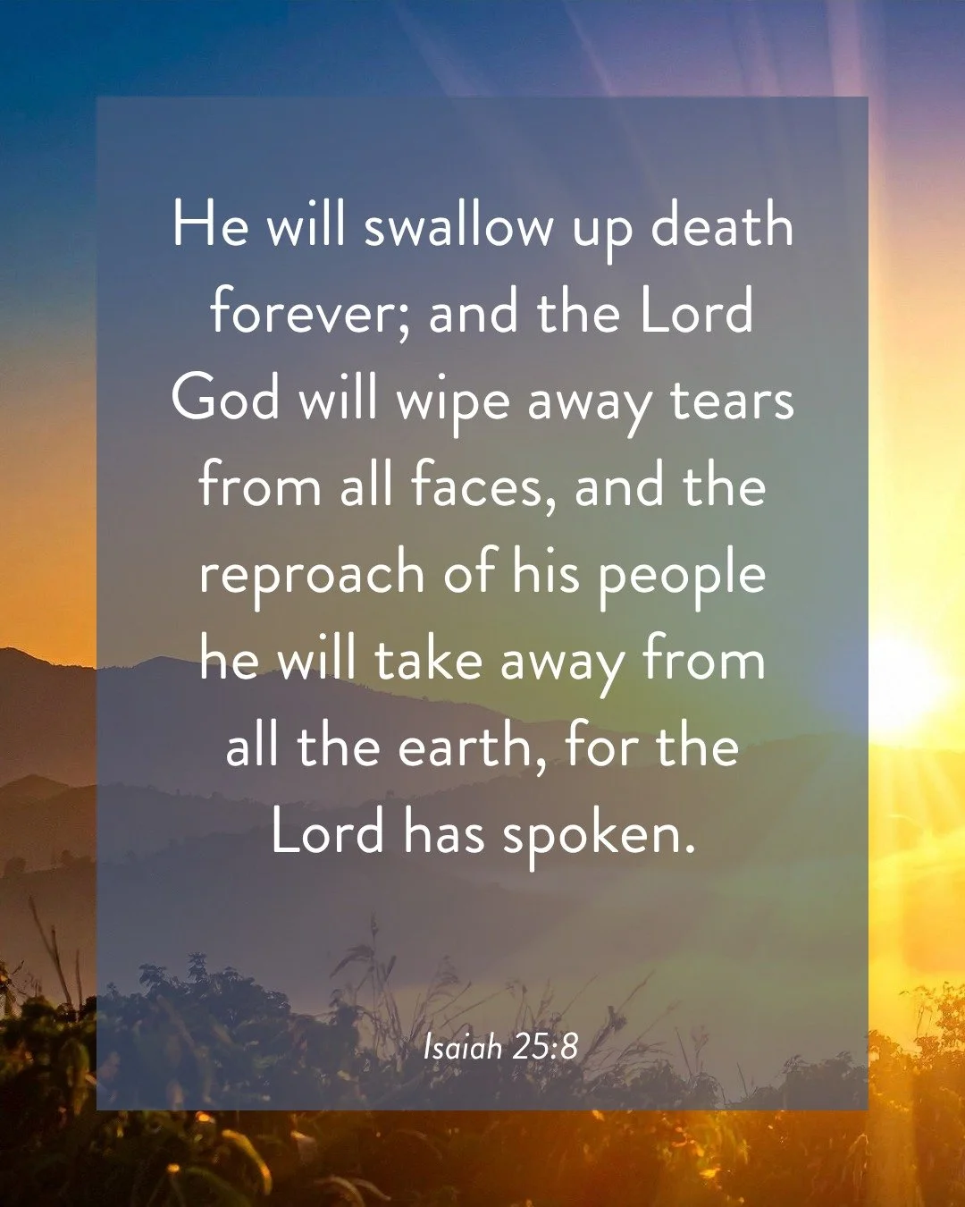 Long before the resurrection, God promised that one day death itself would be defeated. What once seemed like the final word would be swallowed up forever by the power of God. This promise has been fulfilled in Jesus. The grave is not the end of the 
