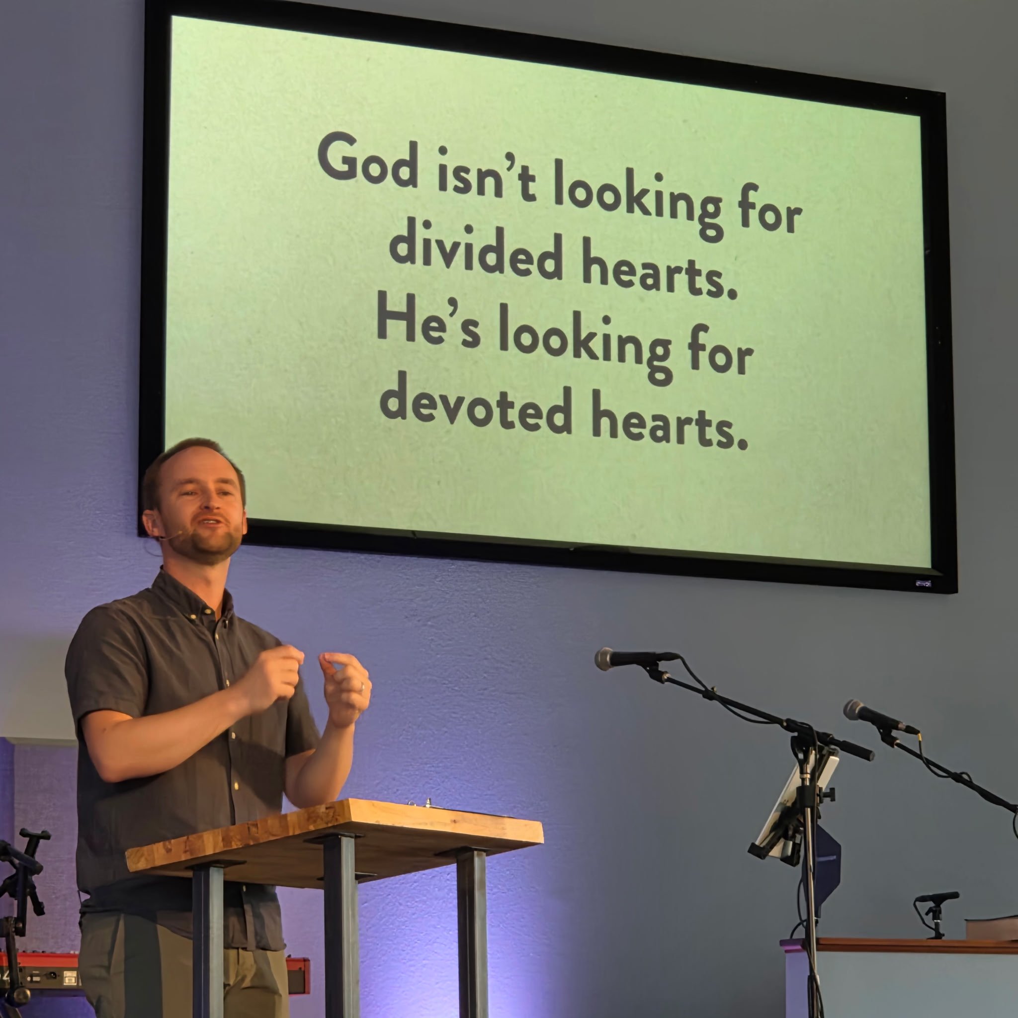 This week Pastor Reece preached throguh Acts 19 reminding us that God isn't looking for divided hearts...he's looking for devoted hearts. At Sound City Bible Church our mission is to raise up whole-hearted followers of Jesus. If you're not sure what 