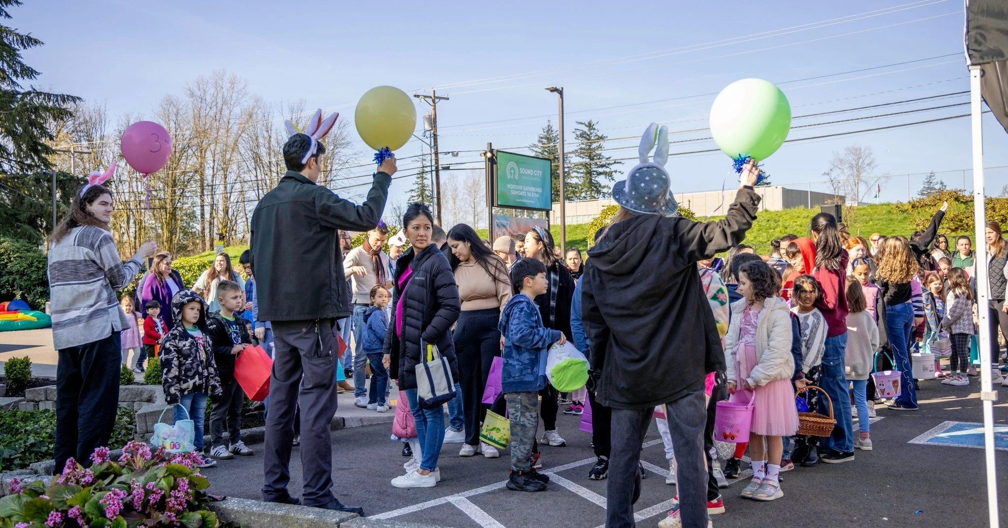 A few weeks ago, we celebrated Easter together as a community with an old-fashioned egg hunt. There were kids, candy, bunnies, hidden eggs, so much joy AND so many volunteers! Thank you to all of you who took time out of your weekend to make this com