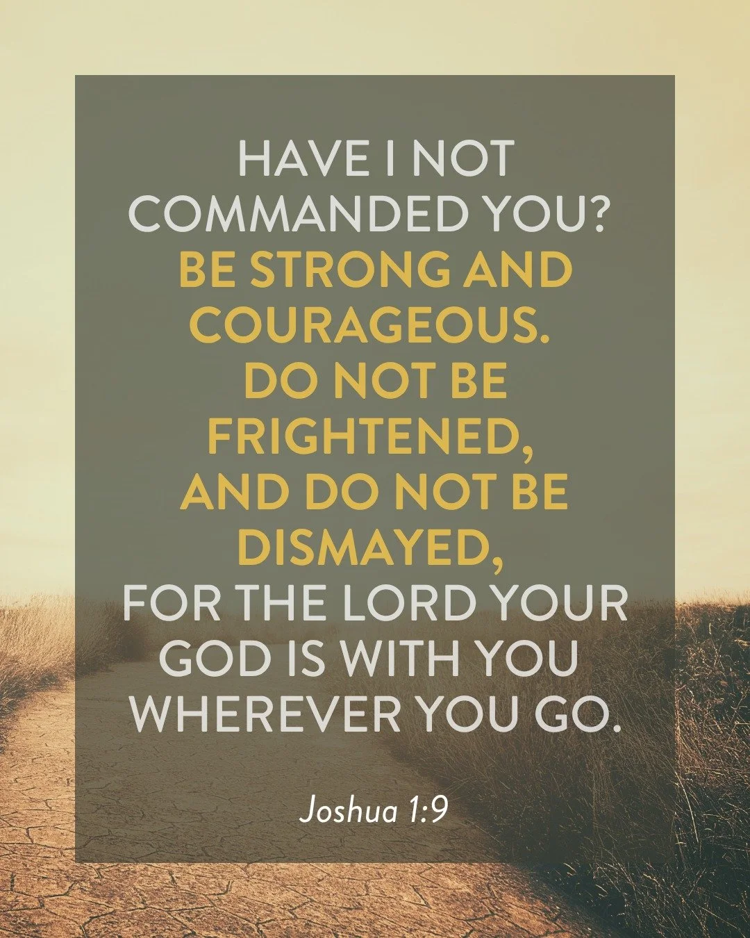 From the beginning, God has called His people to live with courage&mdash;not because they are strong in themselves, but because He is with them. Courage is not rooted in personality or temperament, but in the presence and promises of God. As we worsh