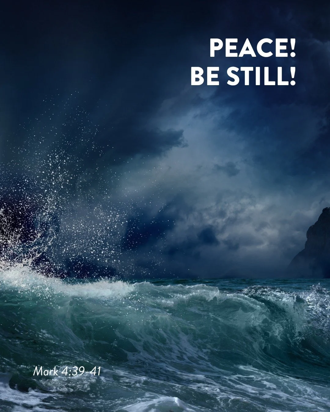 The good news of the gospel is that Jesus is not distant from us in our storms. He steps directly into them with us. The same Savior who calmed the sea with His voice now rules over every detail of our lives with wisdom, power, and love. Because Chri