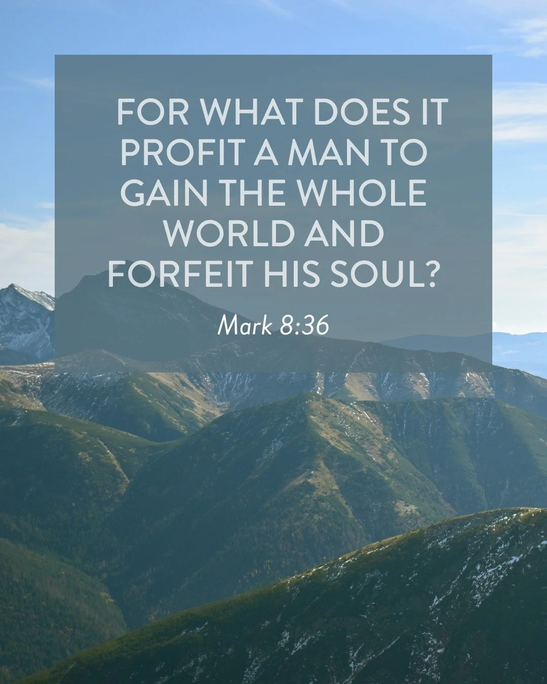 Jesus reminds us that it is possible to achieve success in the eyes of the world while neglecting the condition of our souls. We can become consumed with achievement, comfort, entertainment, or security while slowly drifting from wholehearted devotio