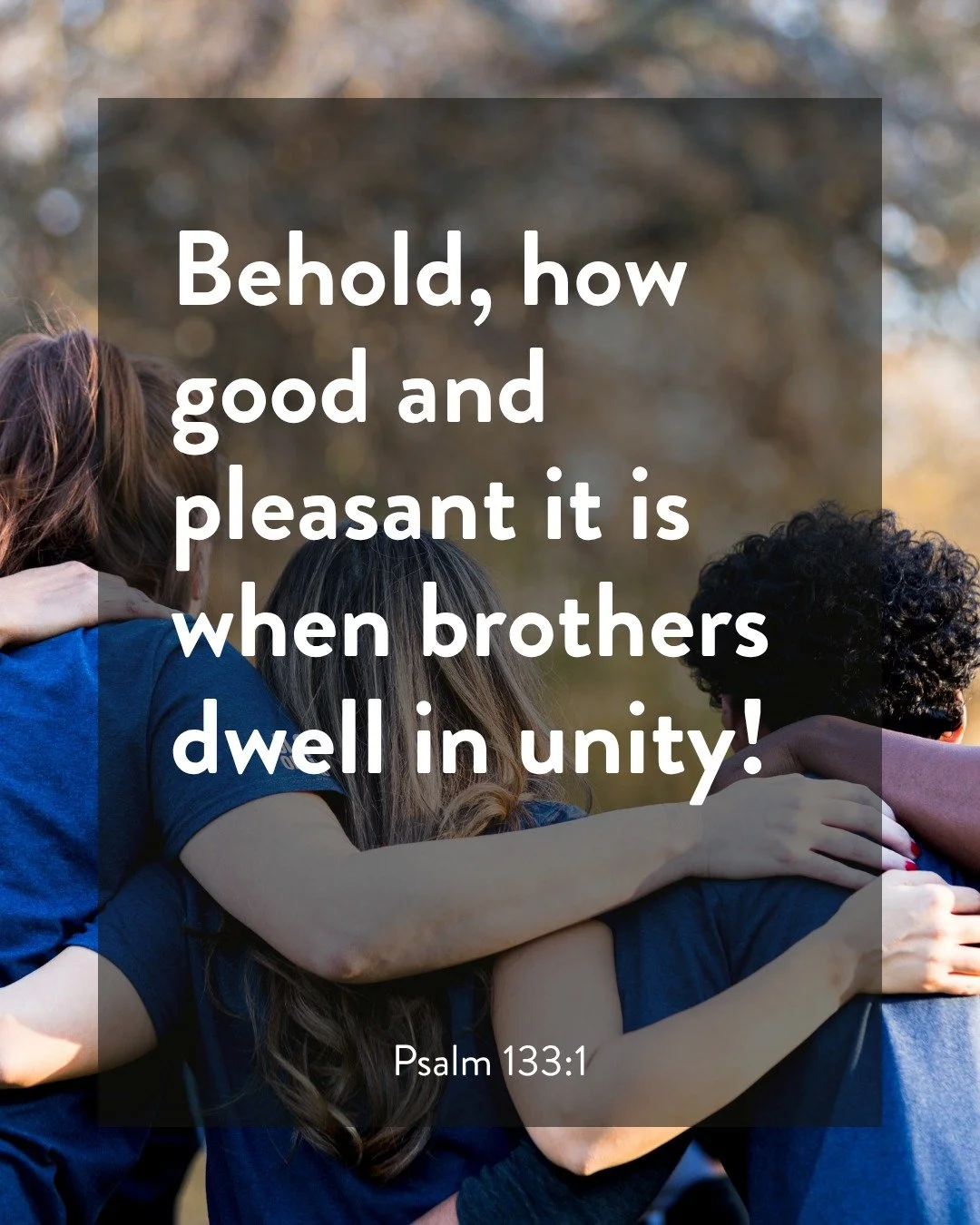 Throughout Scripture, one of the greatest signs of God&rsquo;s blessing is His people living together in unity. In a fractured and divided world, the church becomes a glimpse of the kind of family God is creating through His grace. This kind of unity
