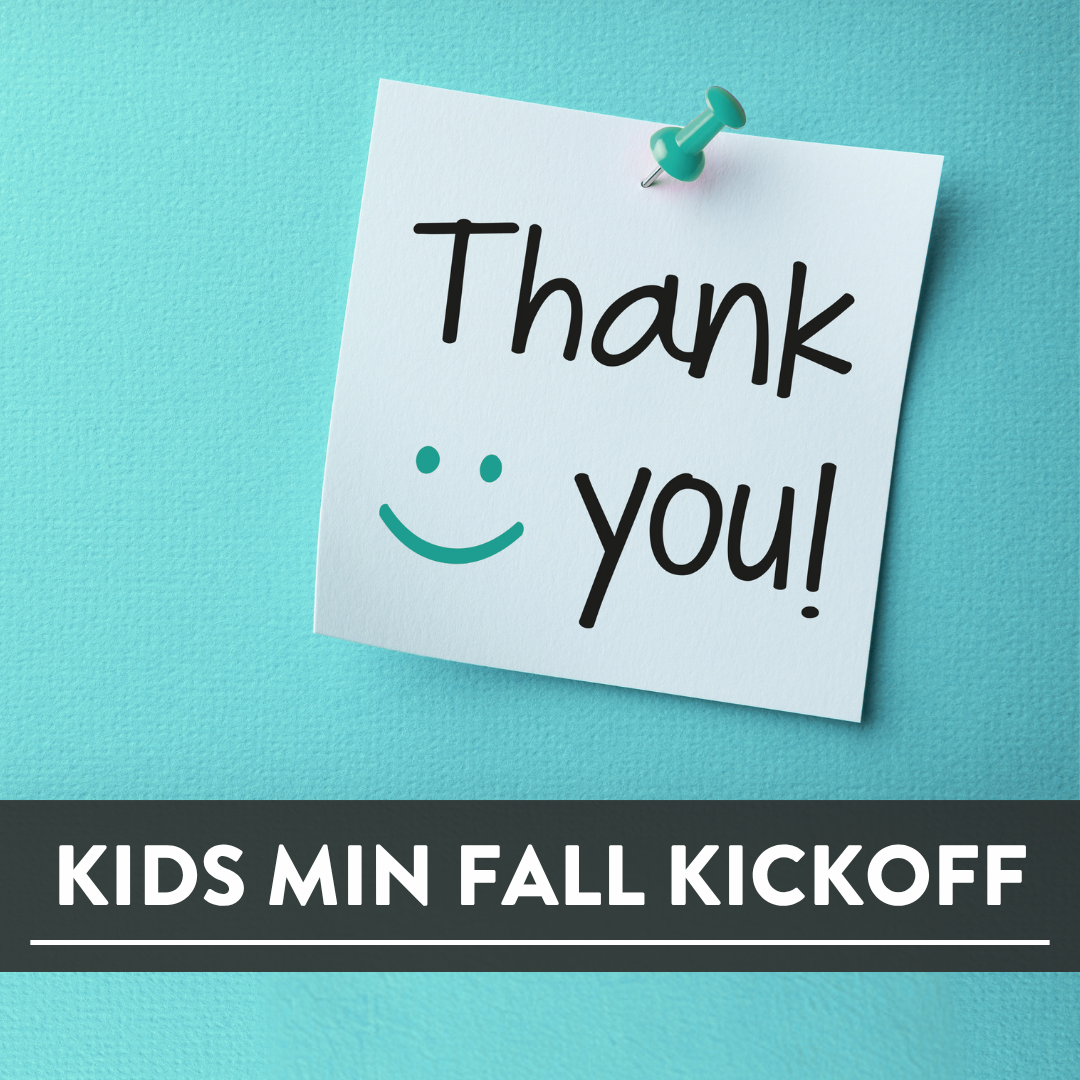 Kids Ministry | Fall Kickoff Lunch & Training