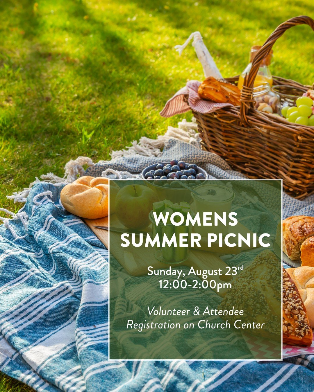 Sound City Ladies - The Womens Summer Picnic is just around the corner. If you're planning on joining the fun, please head over to Church Center and register so that we can plan accordingly. This event is for Sound City Women ages 16 and up to connec