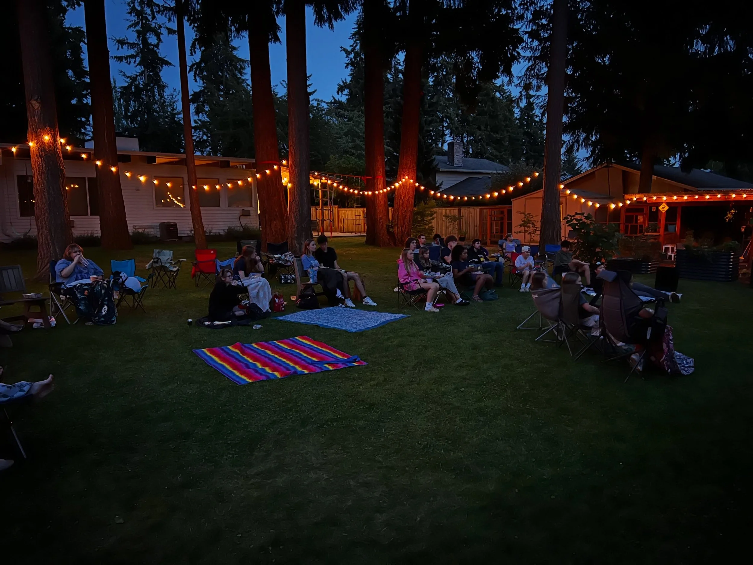 Our last Student Ministry summer hangout was tonight. Packed with friends, fun, movie trivia, popcorn and candy salad it was a sweet way to say goodbye to summer. Our regular school year program will begin on Tuesday, 9/8. We hope to see your 6th-12t