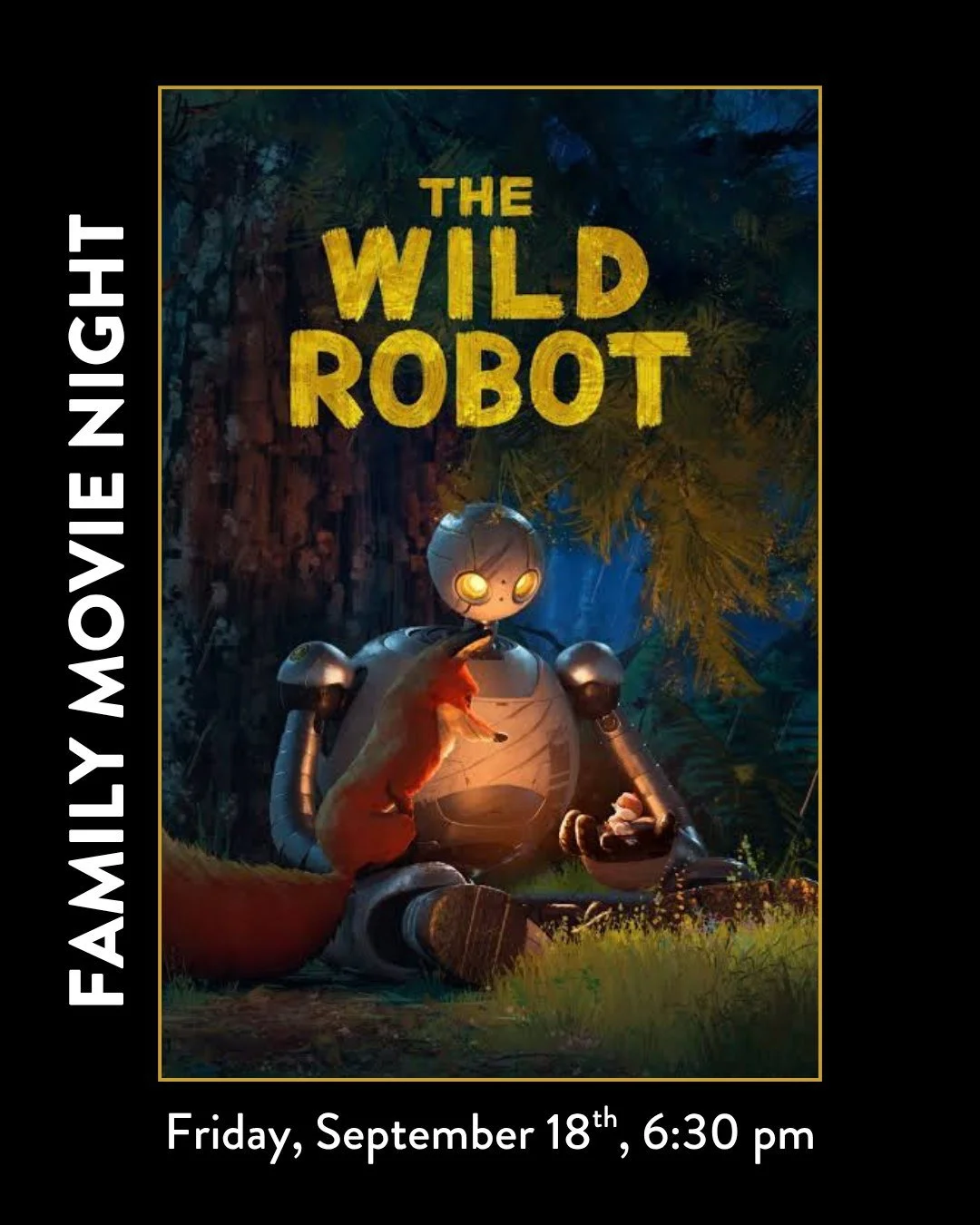 Don't miss our movie night tomorrow evening! Bring a chair or blanket and join us on the back lawn for a fun family night. Feel free to invite your neighbors and friends too! 

#soundcitybiblechurch #soundcitykids @soundcity.kids