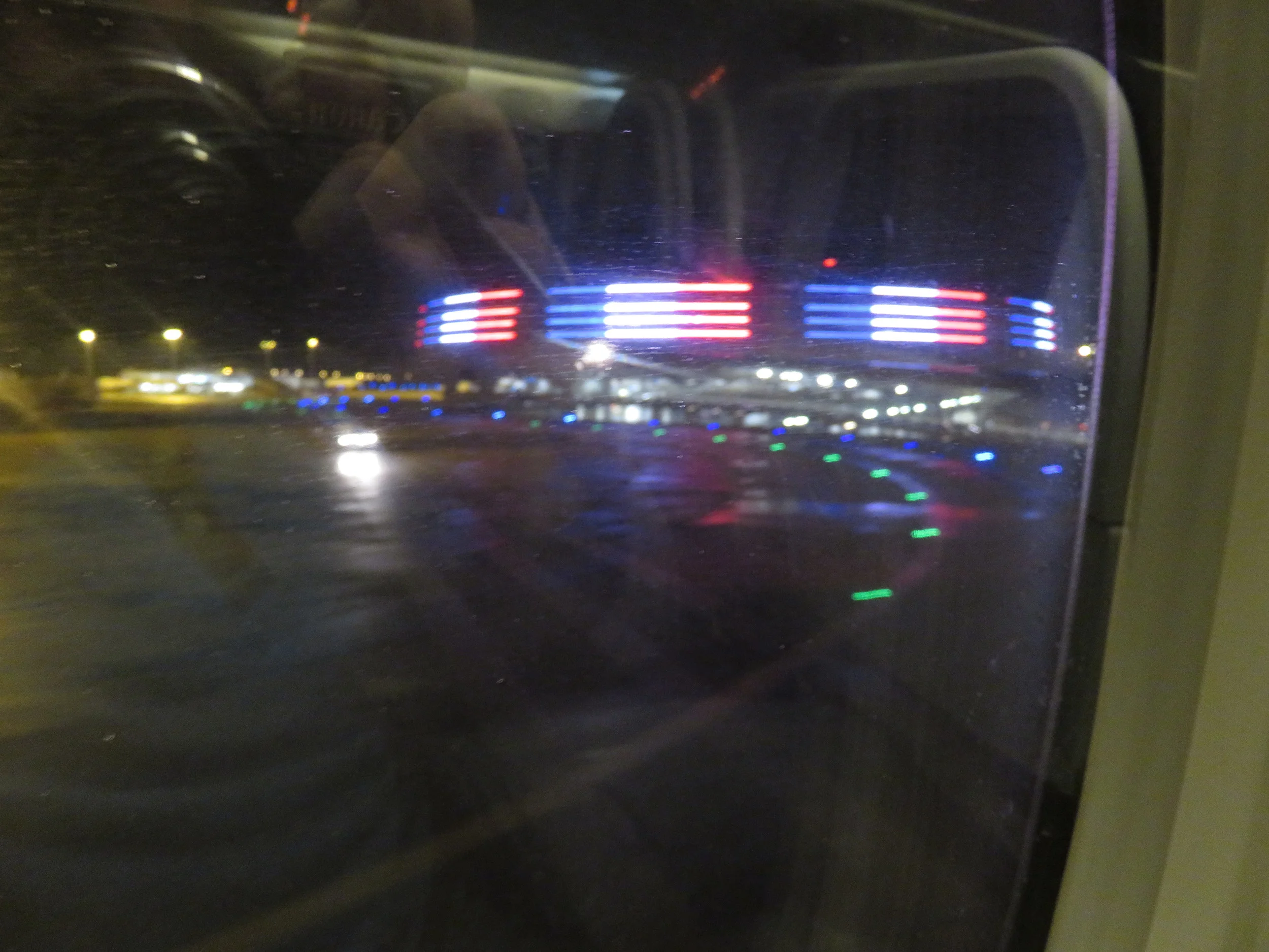Taxing past terminal 1 at Charles De Gaulle