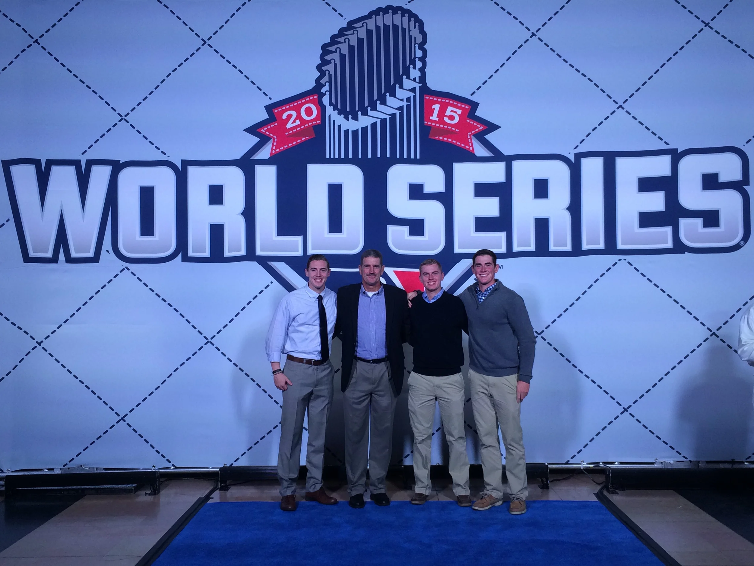 I had a tough time getting off last minute for the World Series!