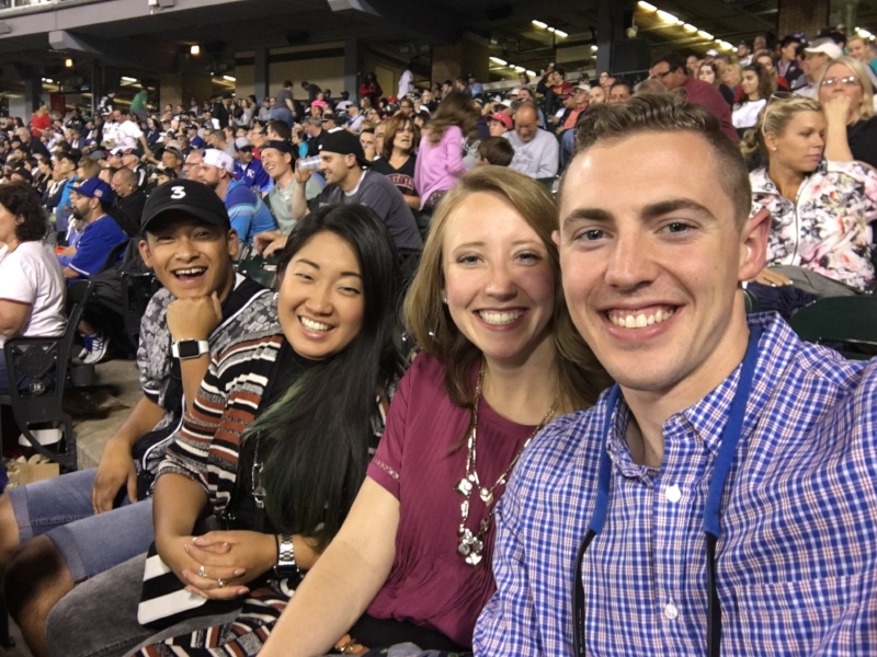 Selfie at the Sox game!