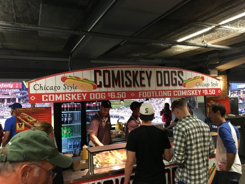 Comiskey Dog stand at Guaranteed Rate Field