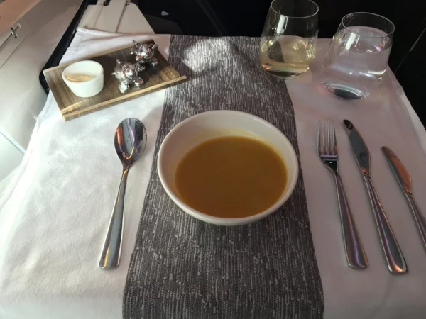 Spicy butternut soup