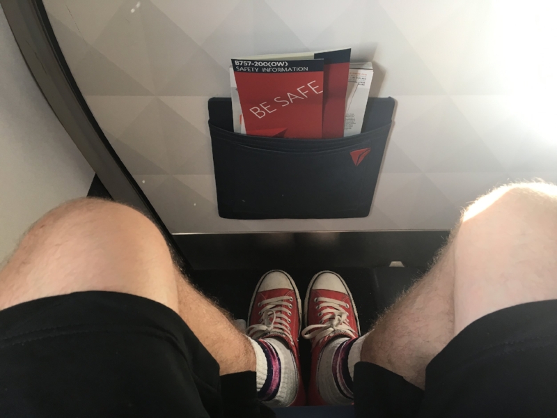 Plenty of room for my bony legs