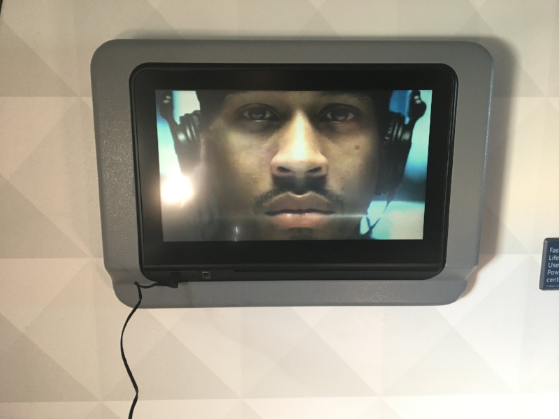 Note to self: There's a headphone jack in the armrest...