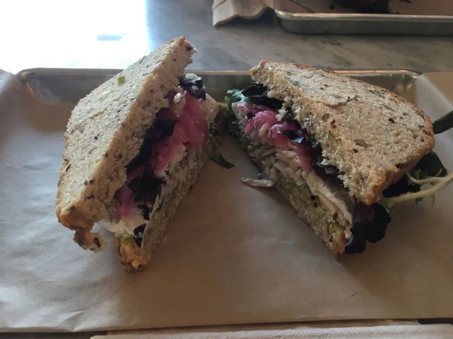 Delicious artisan sandwhiches 
