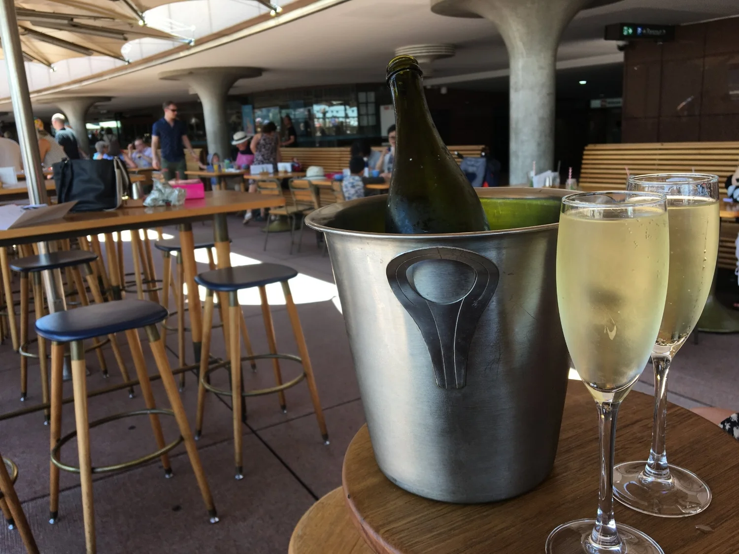 Champagne at the Opera Bar