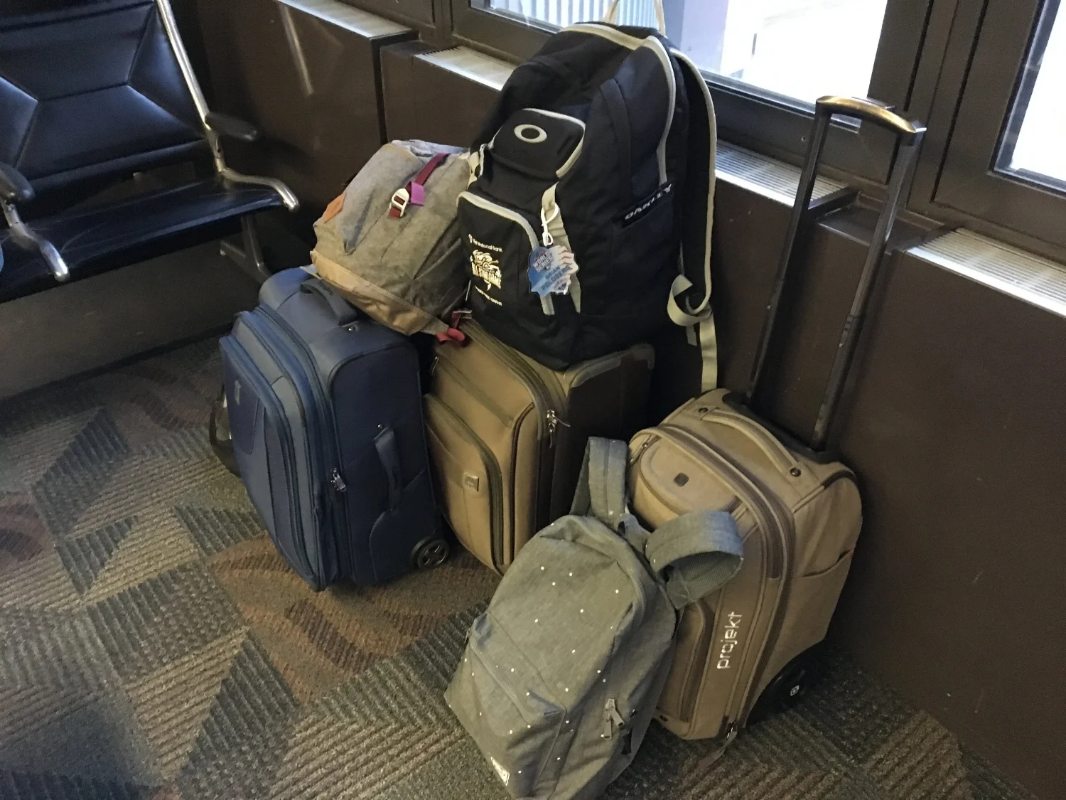Base camp at the airport