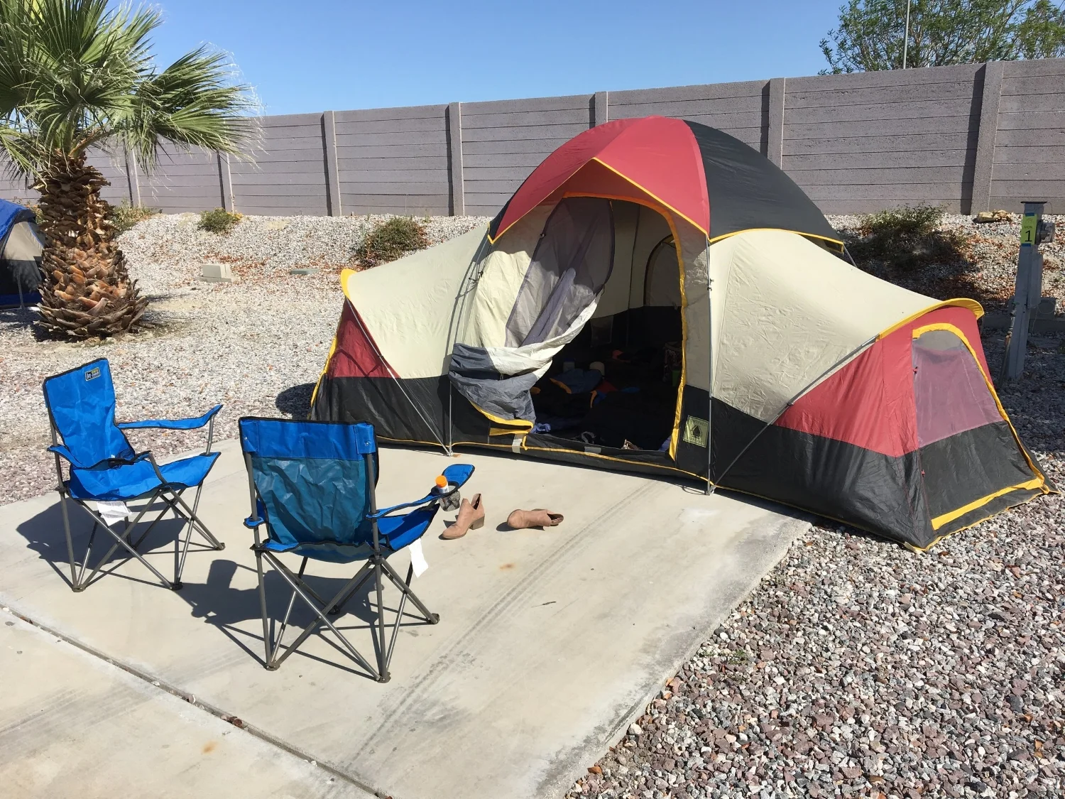 THIS YEAR'S TENT...