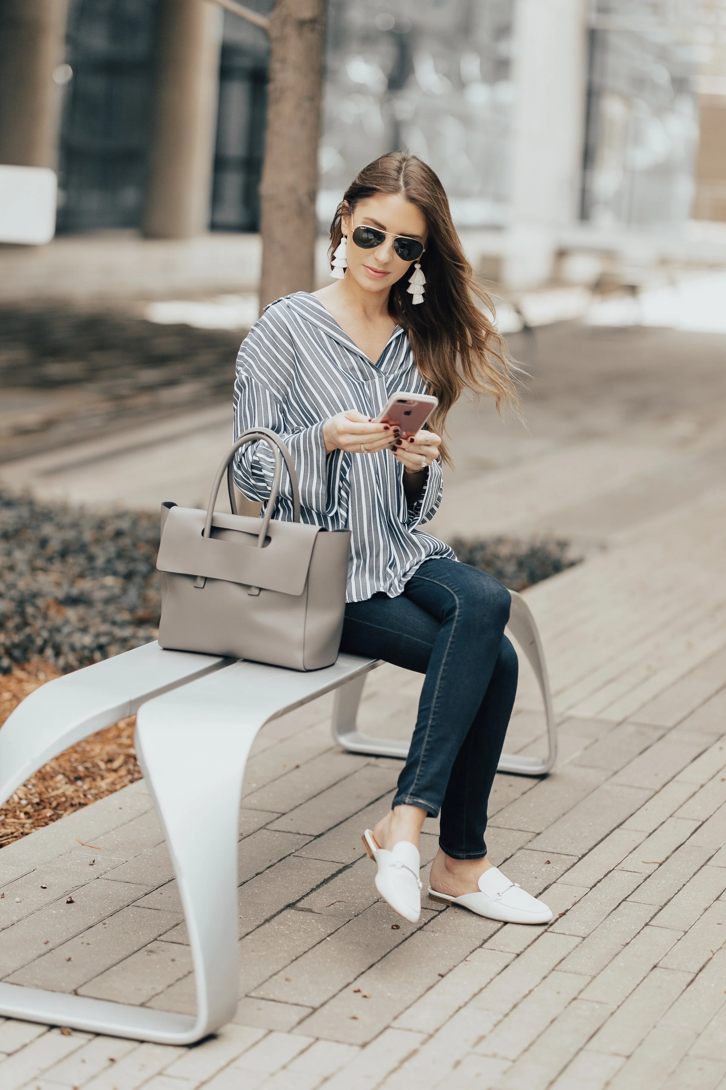 white mules outfit
