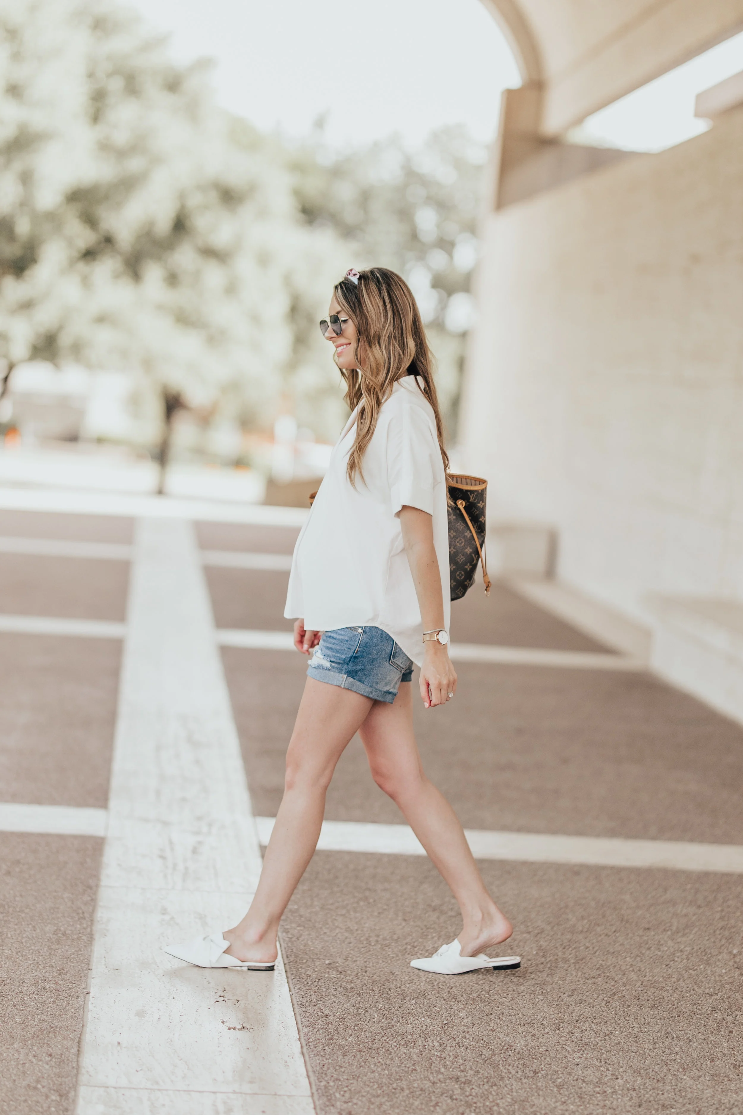 madewell maternity shorts