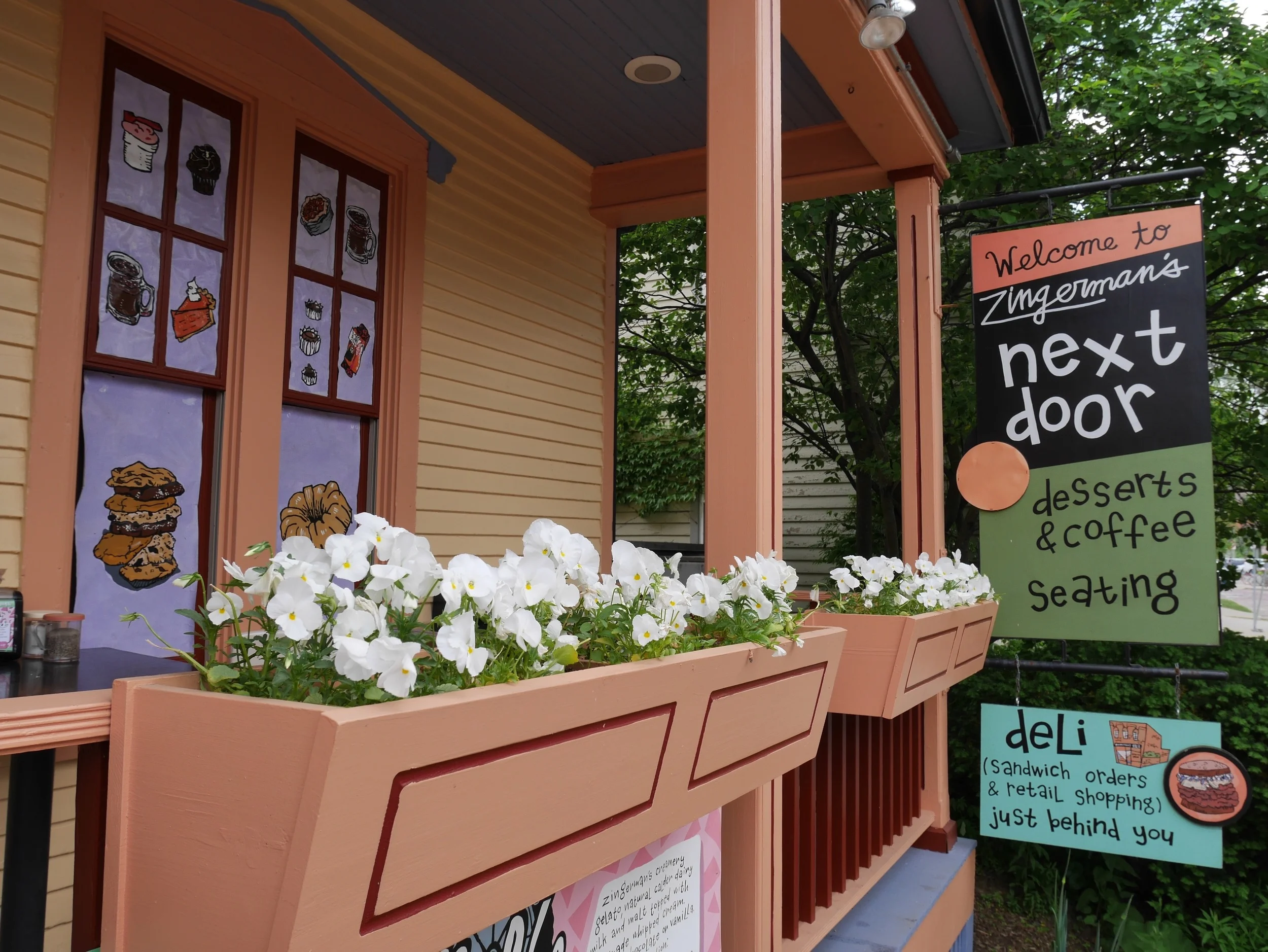 Zingerman's Next Door. . . try the gelato...