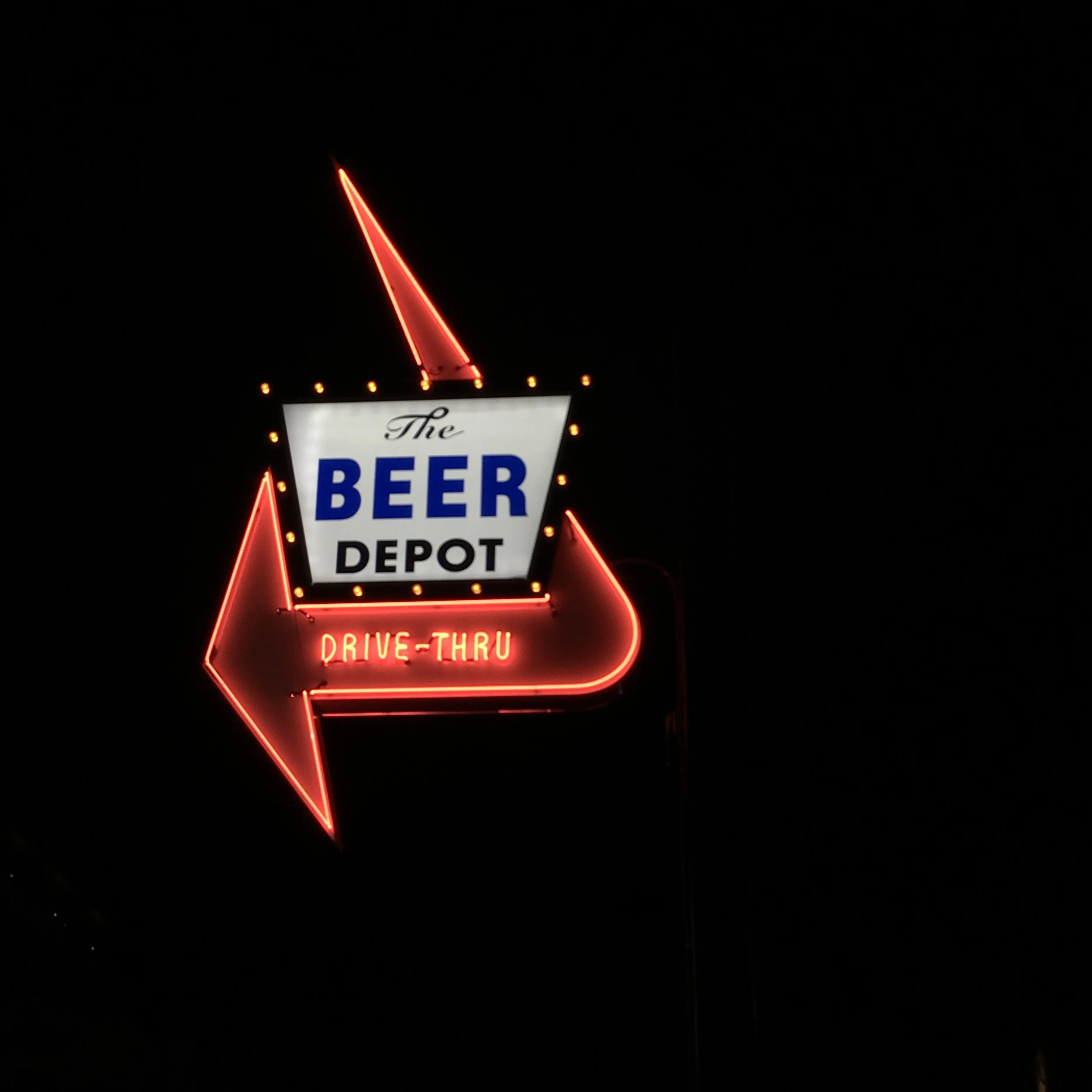 The Beer Depot. How great is this sign?