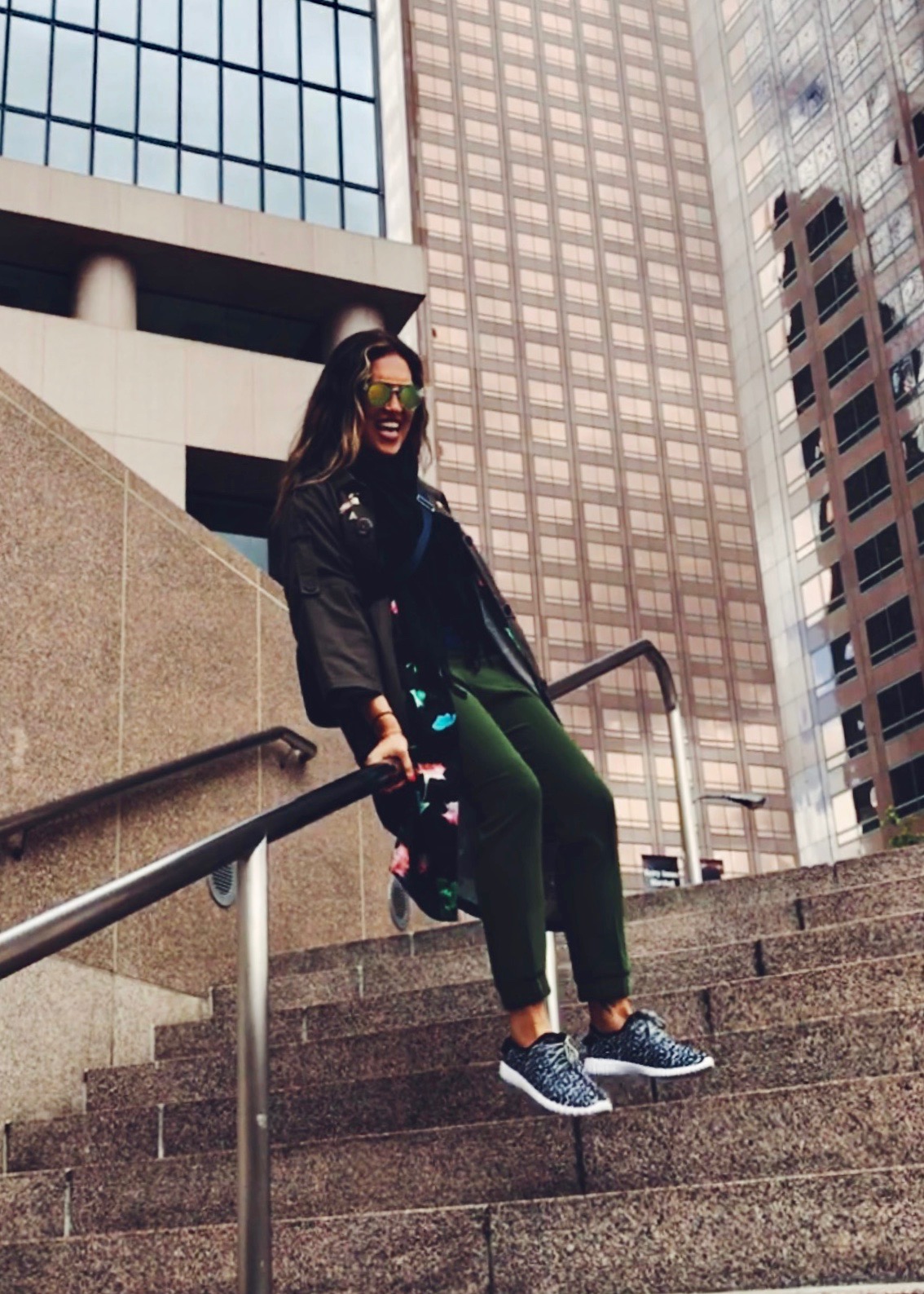 sneakers by Lulus ♥︎ jacket by Zara ♥︎ pants by J Creq