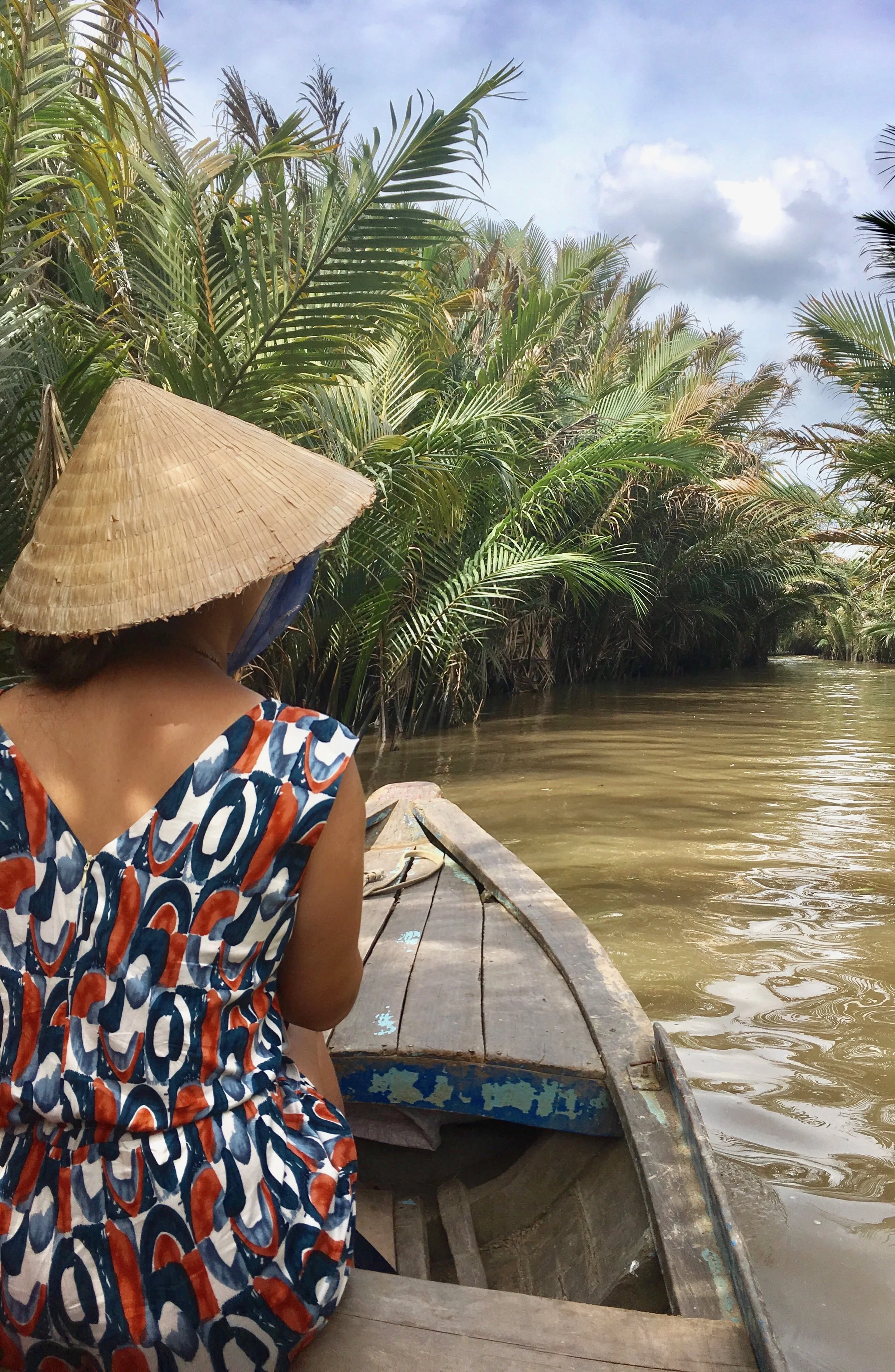 custom playsuit for boating on the Mekong Delta
