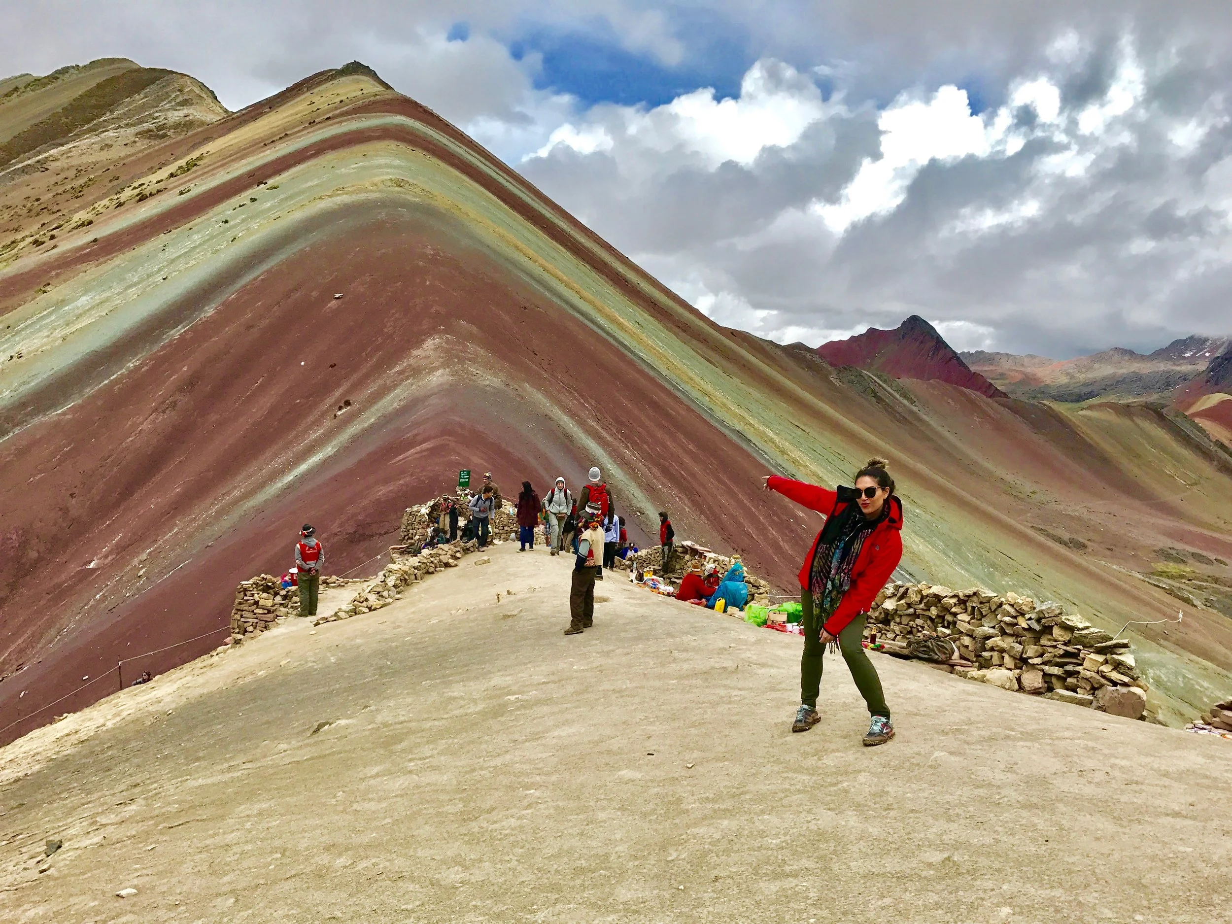 Trekking Rainbow Mountain, Peru