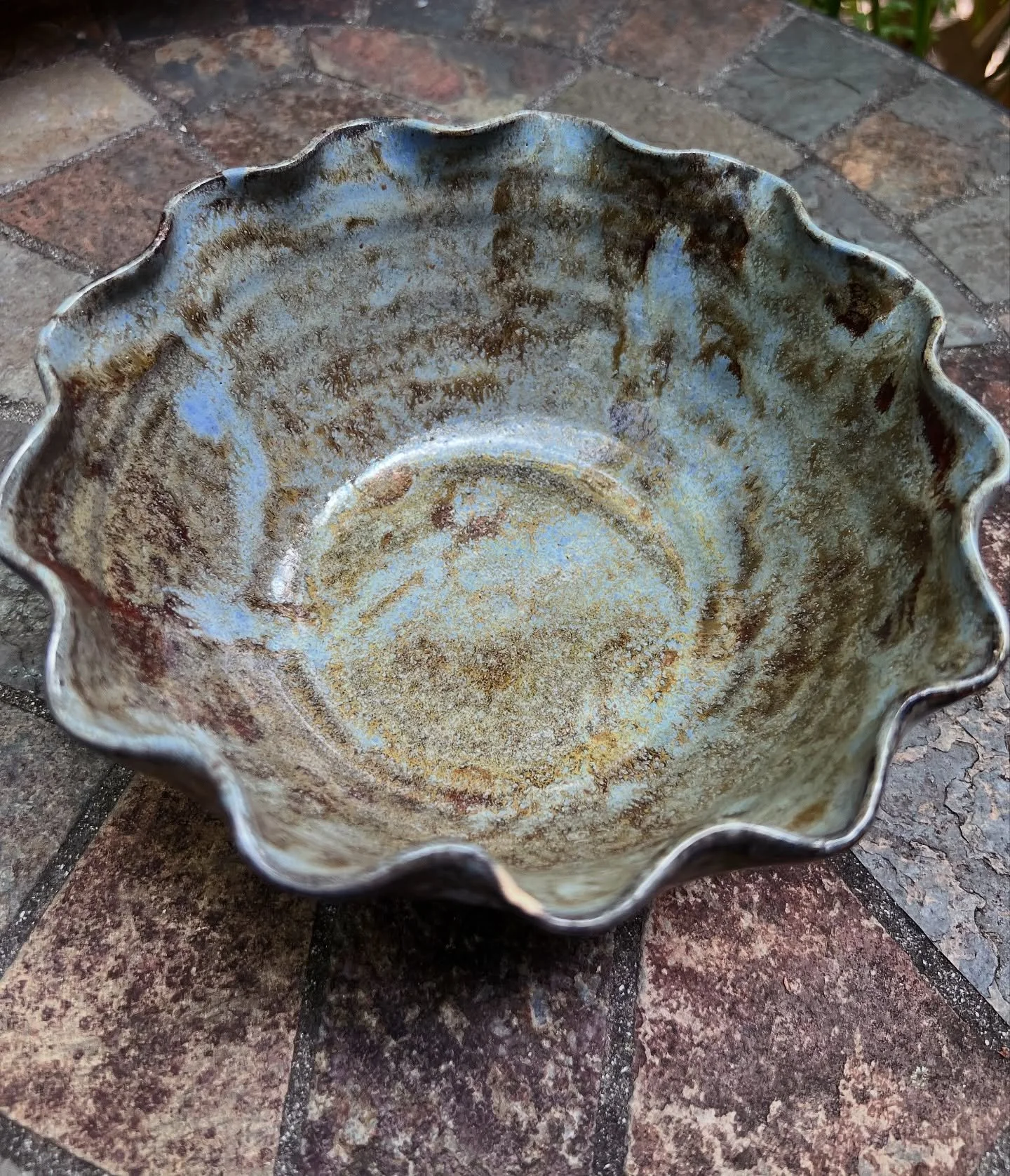 The back story of this imperfectly perfect handmade pot~ 💙✨ In 2012, I was delightfully immersed in the creative process of pottery making at a studio (one of my fav art love languages) amidst a group of talented ladies.

While working with the medi