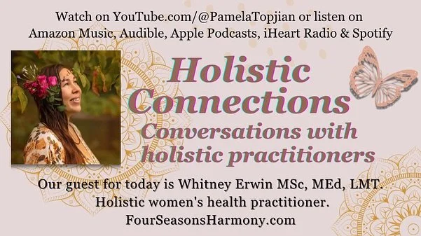 Grateful for the deep conversation on the Holistic Connections podcast with lovely @innerjourney.pamelatopjian! This new episode on women&rsquo;s health dropped today! 🎊💫 

Pamela and I discuss holistic health, lineage, Ayurveda, ancient wellness p