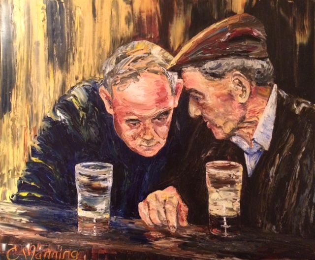 'Making a point' Oil Painting
