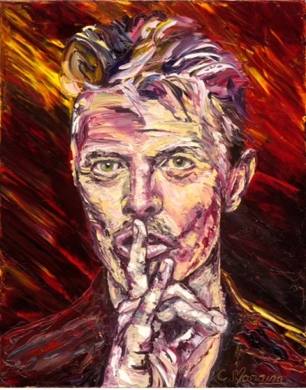 'David Bowie - Chinagirl' Oil Painting