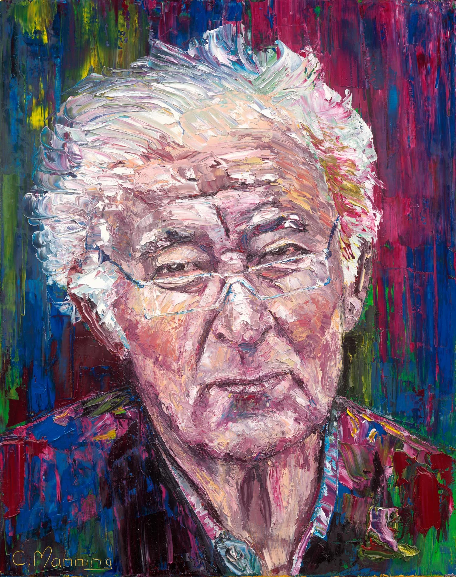 'Seamus Heaney' Oil Painting