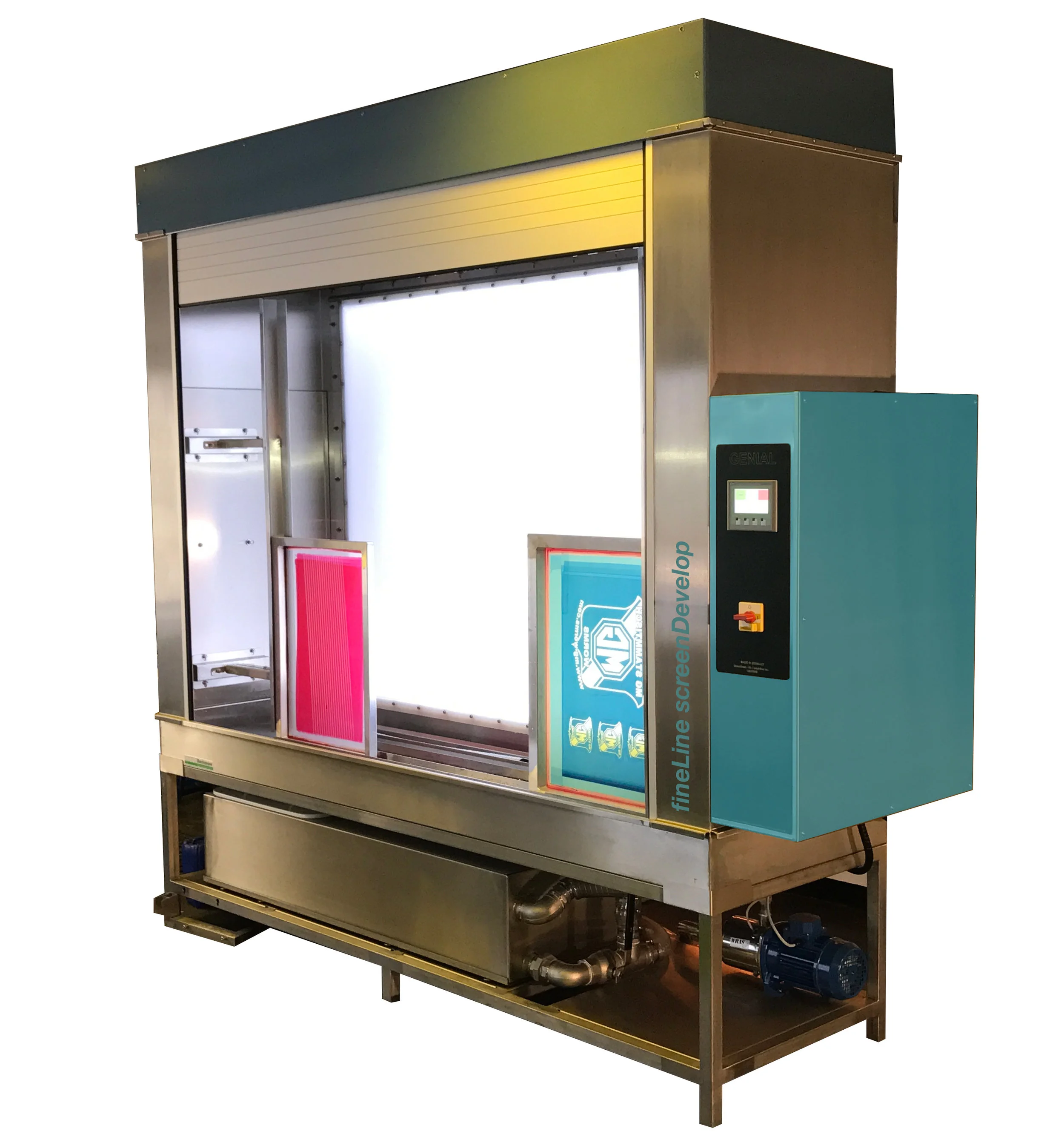 QUICK SHUTTER DOOR OPEN FOR EASY ACCESS TO DEVELOPER