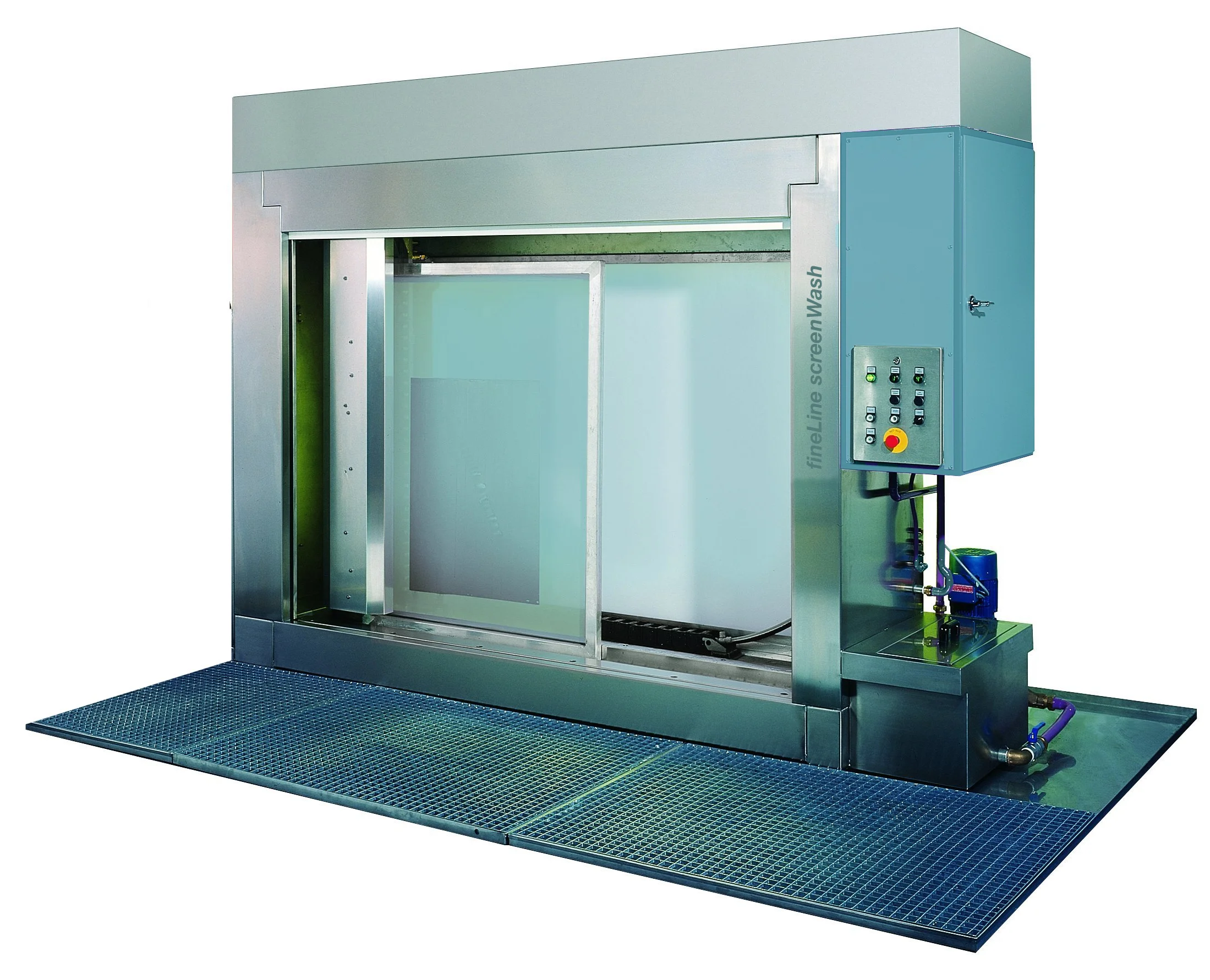 fineLine screenRotoWash – standalone screen washing/reclaiming for industrial and technical screen printing applications