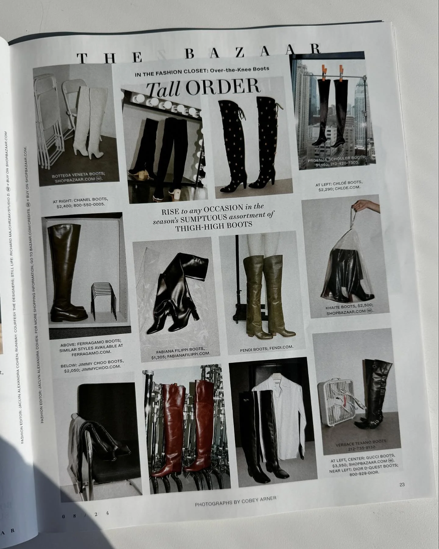 Spring/Summer Bazaar fashion pages from @harpersbazaarus 🌸💫 @samiranasr @lauragenninger @nicolefritton @jaclynalexandra @menamorado @lilcaitmorton @claudianicolecruz