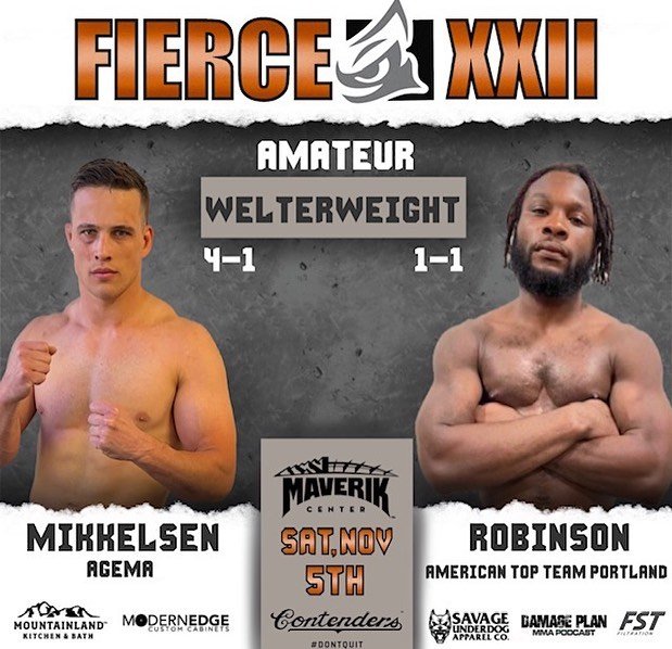 Andrew Mikkelsen vs DeRay Robinson - Fierce Fighting Championship 22