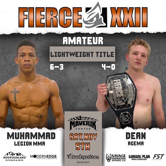 Alim Muhammed vs William Dean (Amateur Lightweight Title Fight) - Fierce Fighting Championship  22
