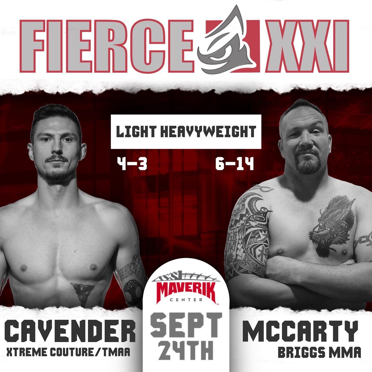 Zac Cavender vs Randy McCarty - Fierce Fighting Championship 21