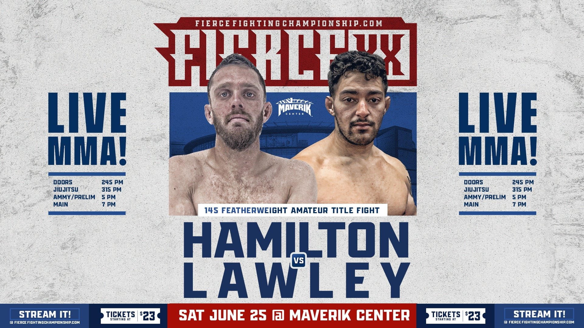 Raymond Lawley vs Zach Hamilton - Fierce Fighting Championship 20