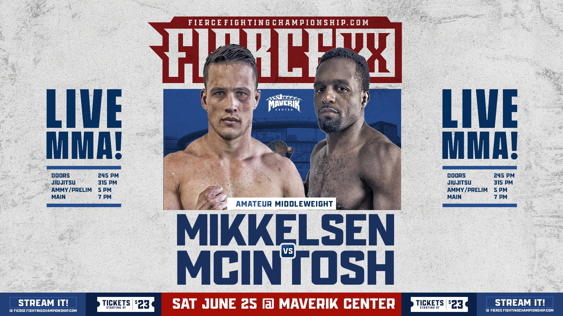 Andrew Mikkelsen vs Dominico McIntosh - Fierce Fighting Championship 20