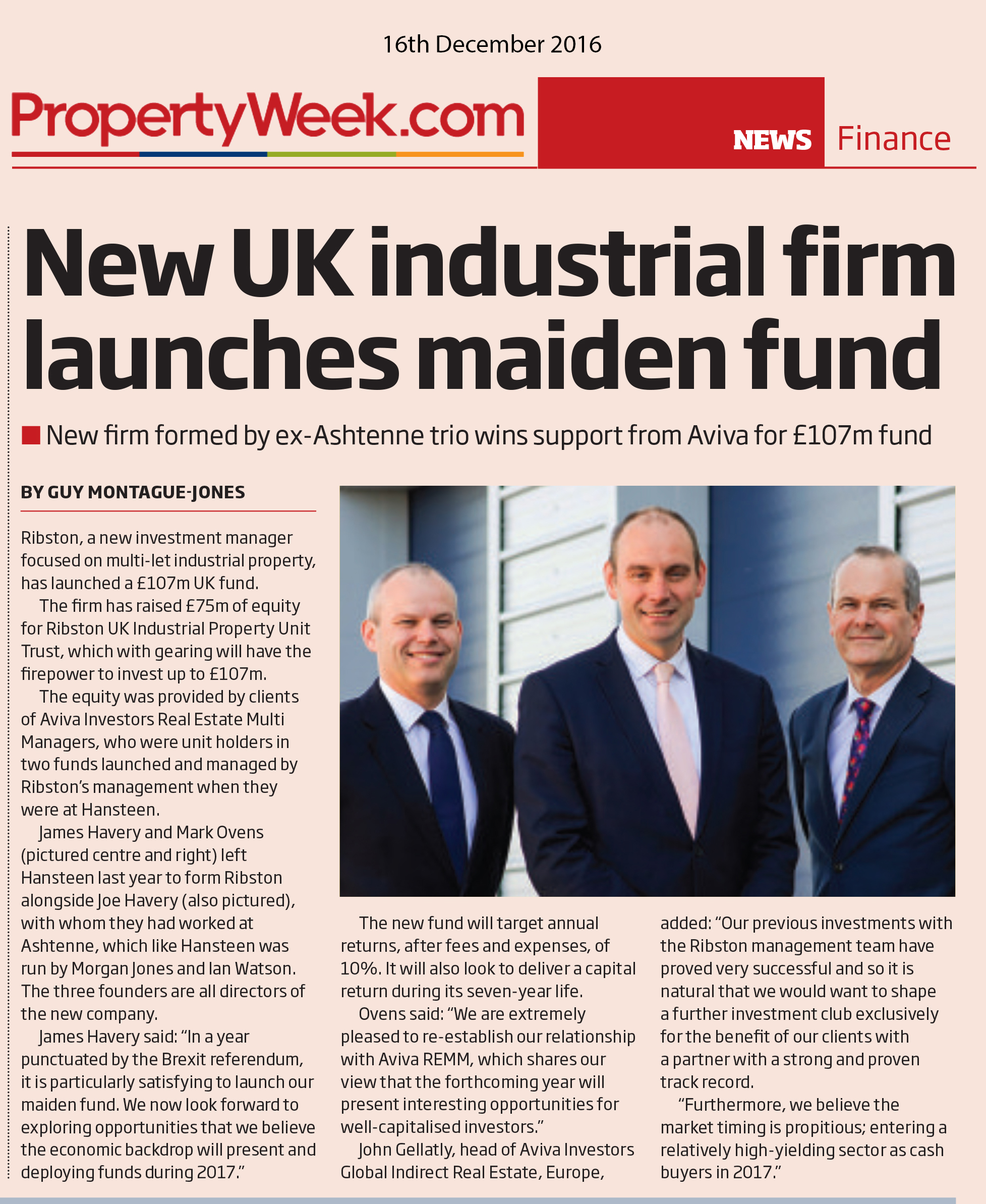 Property Week - 16th December 2016